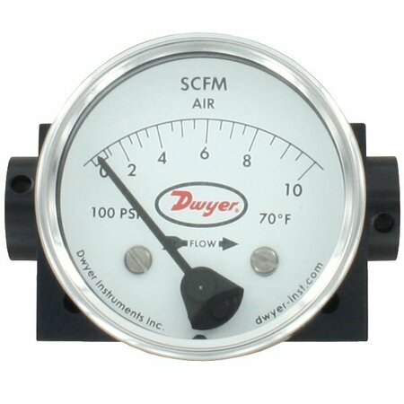 Dwyer Instruments Variable Area Flowmeter, Aircal 30Scfm 12 DTFA-2A-30A